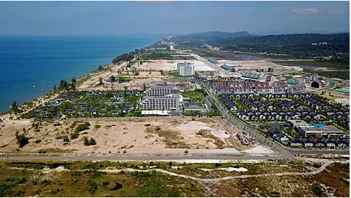 Một góc huyện đảo Phú Quốc, nơi có rất nhiều dự án bất động sản nghỉ dưỡng đang được triển khai. Ảnh: UBND tỉnh Kiên Giang